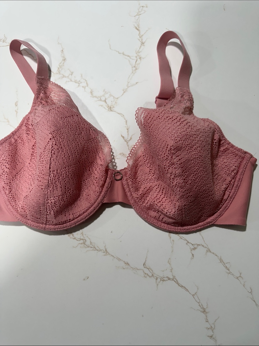 Chantelle Lace Underwire Bra - Dusty Pink